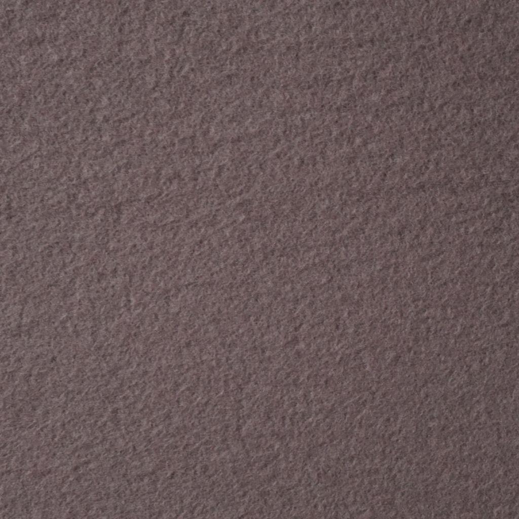 Baumwollfleece taupe braun - BIO